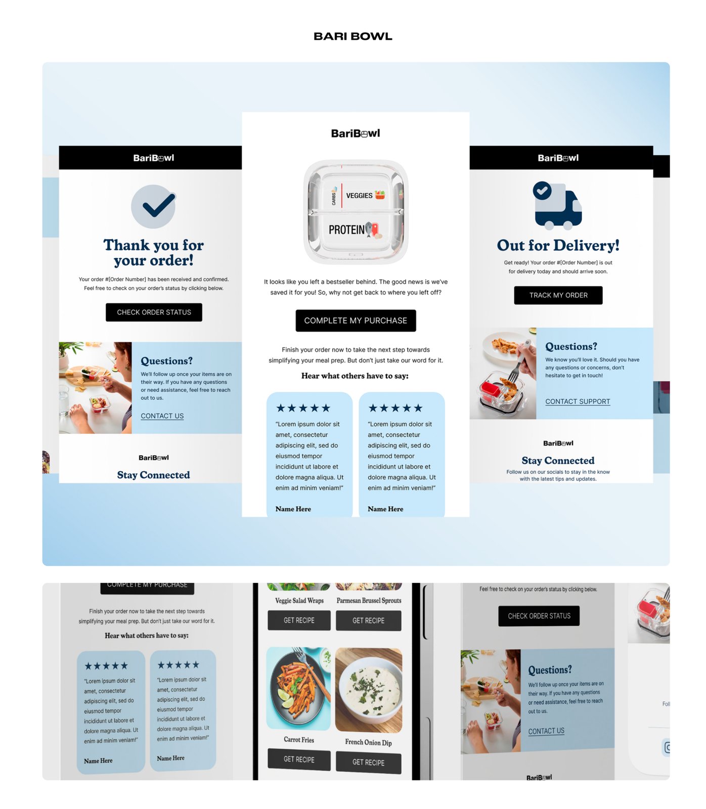 BariBowl email marketing work