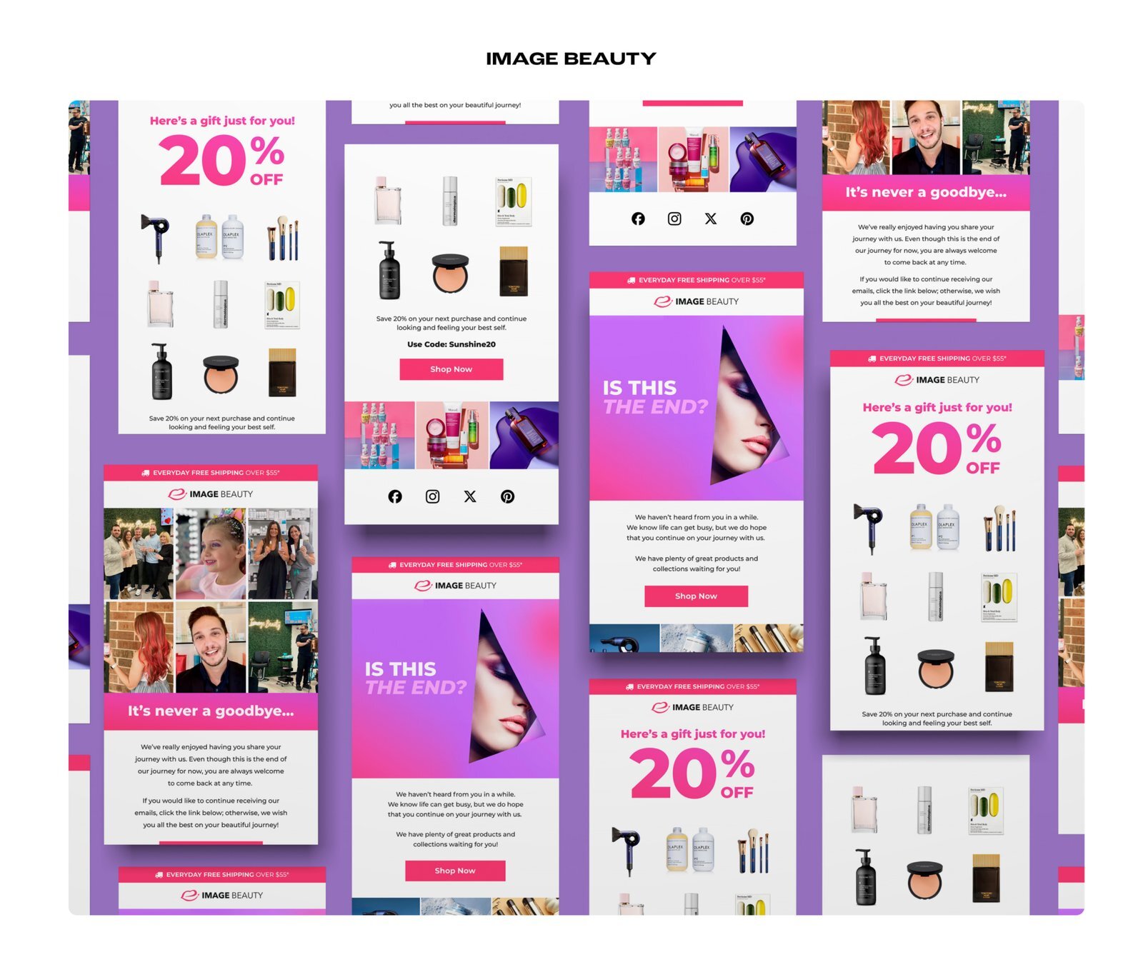 Image Beauty email marketing work